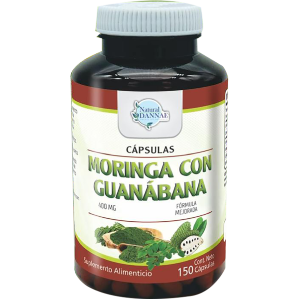 CAPSULAS DE MORINGA CON GUANABANA